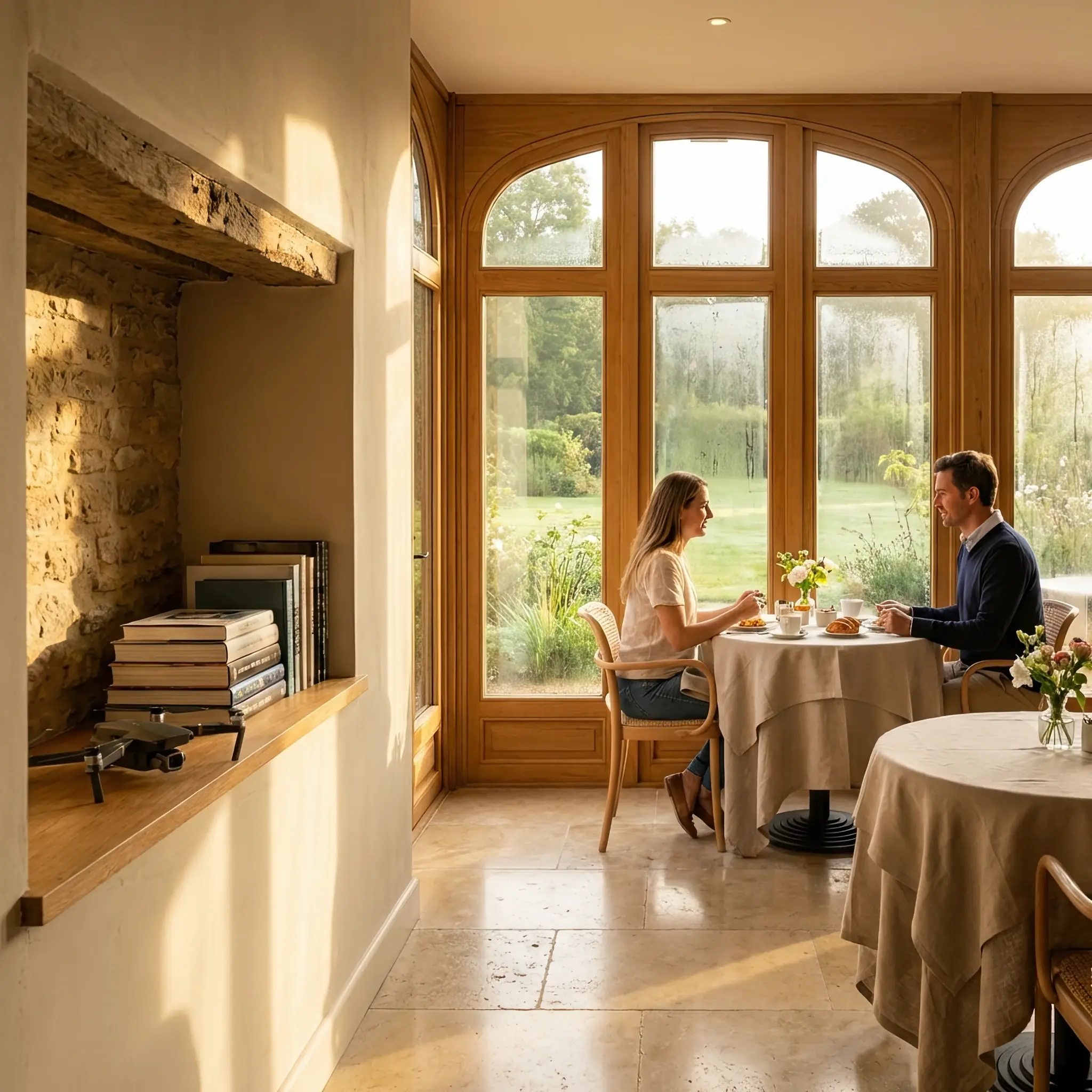 Архитектура и дизайн: Дрон-освежитель увлажняет воздух и поддерживает оптимальный уровень влажности в вестибюль