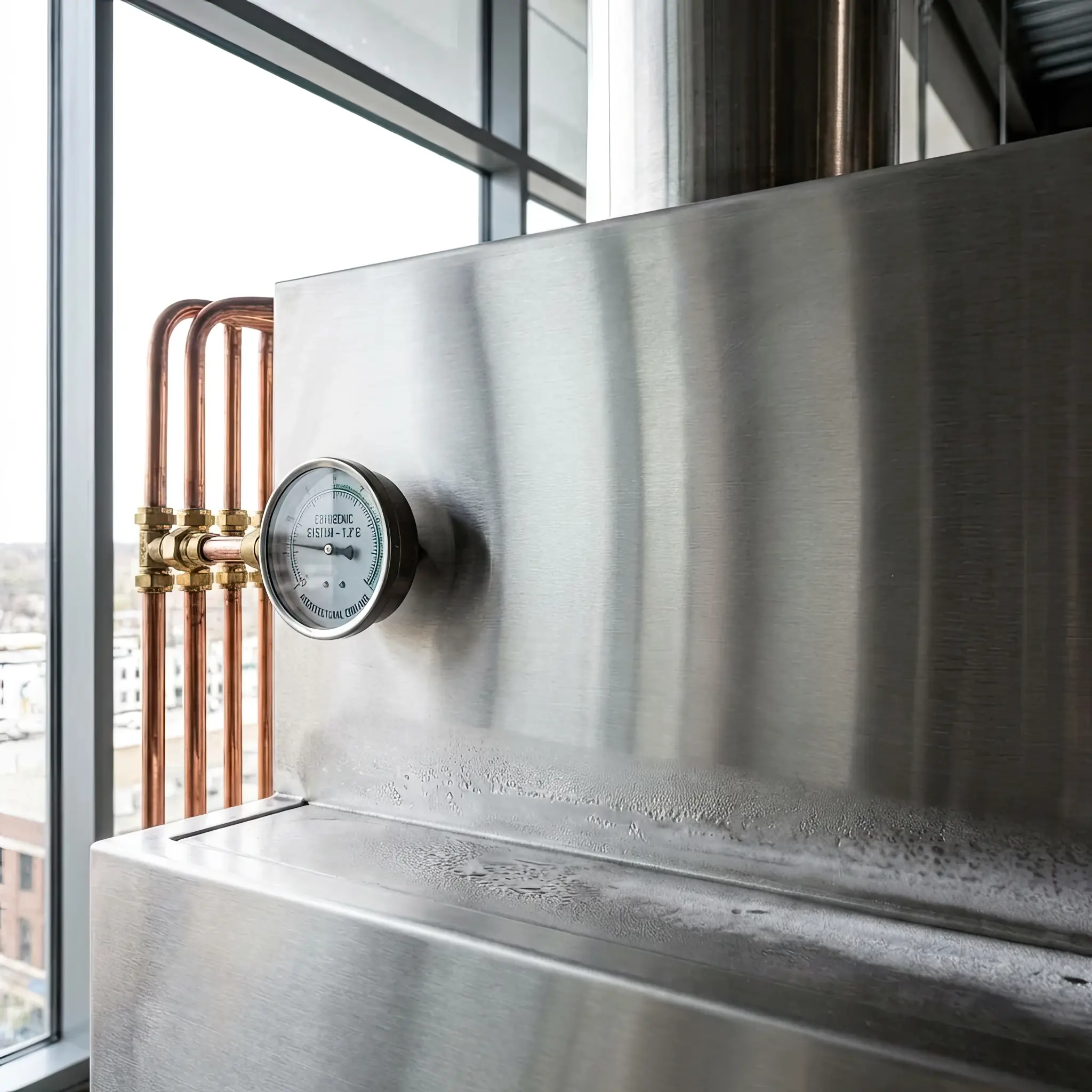 Interior detail: Comparison of the same reception's perception at different color temperatures