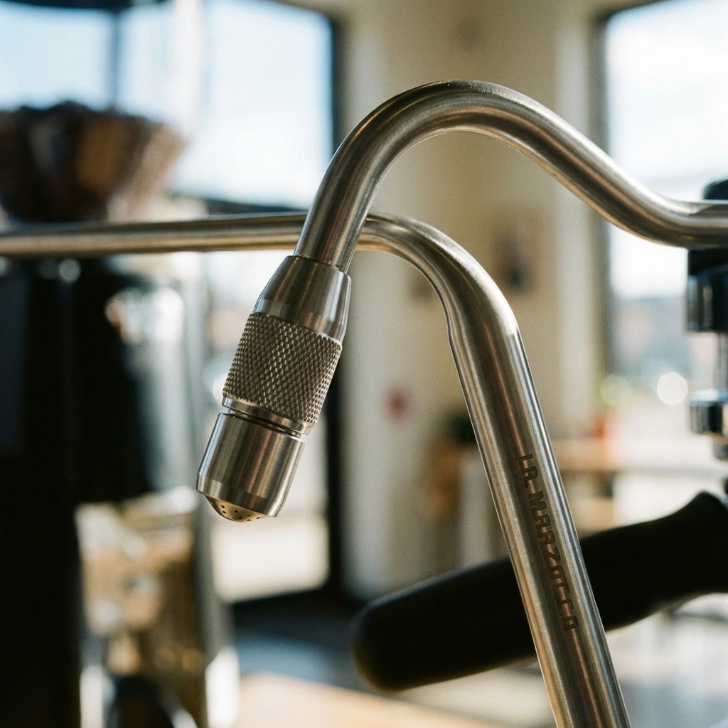 Interior detail: Kinetic chandelier in the lobby powered by sea breeze