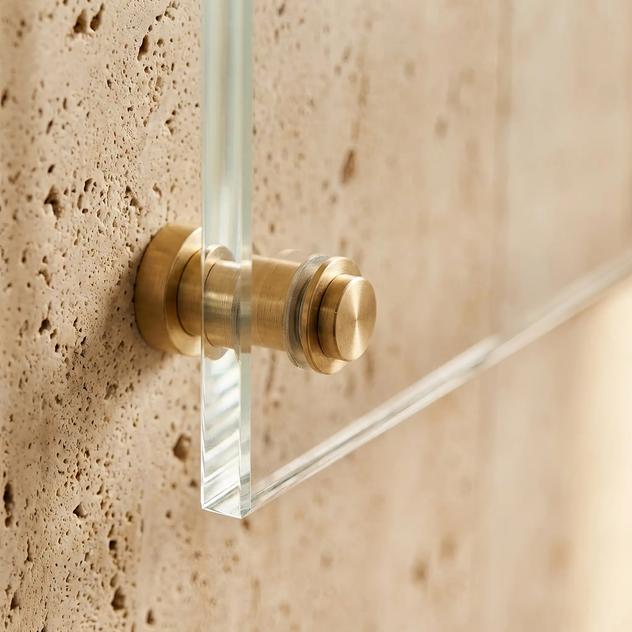 Interior detail: Schematic representation of the hexagonal graphene lattice within the glass structure