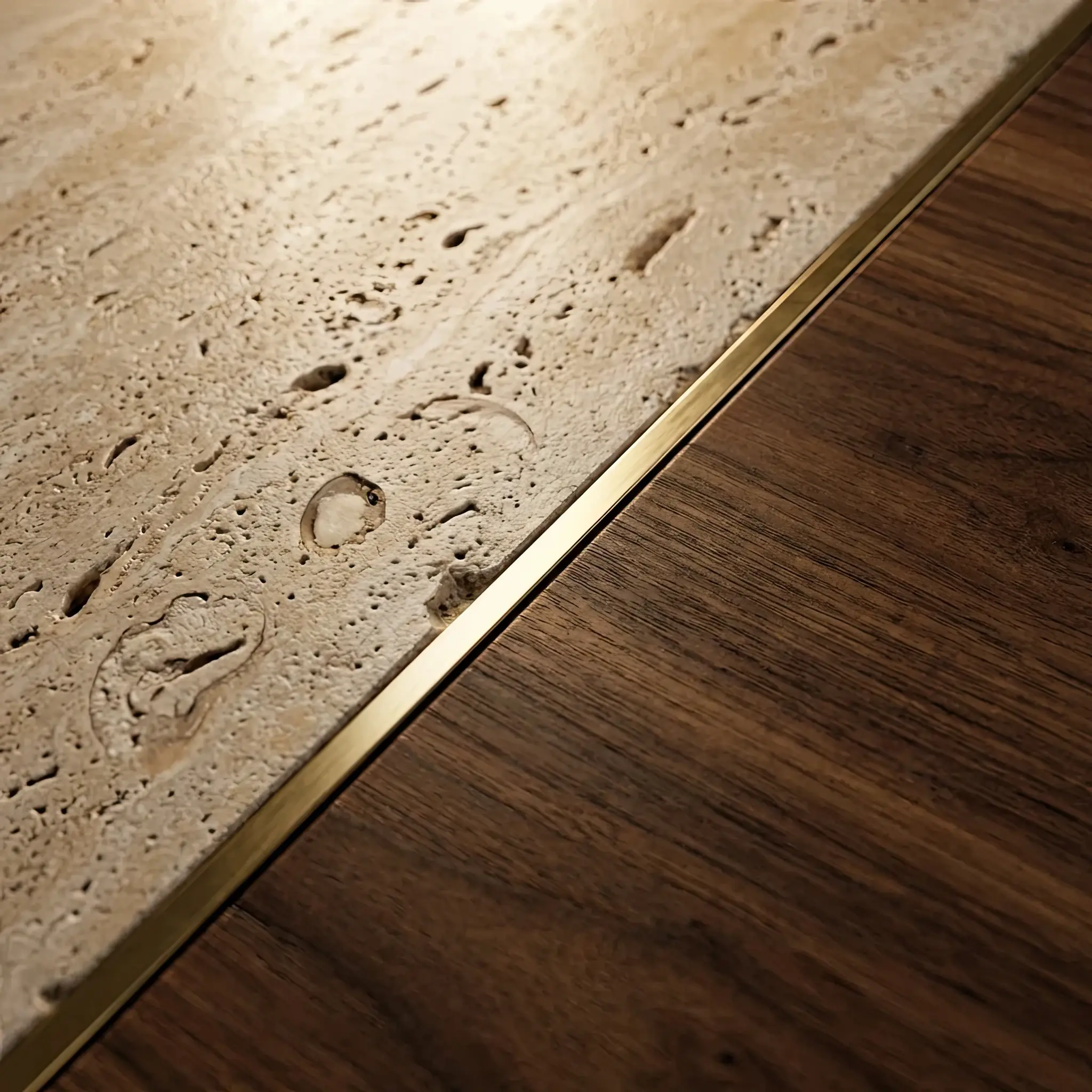 Interior detail: Glide-Step 2026 module section in the flooring stack