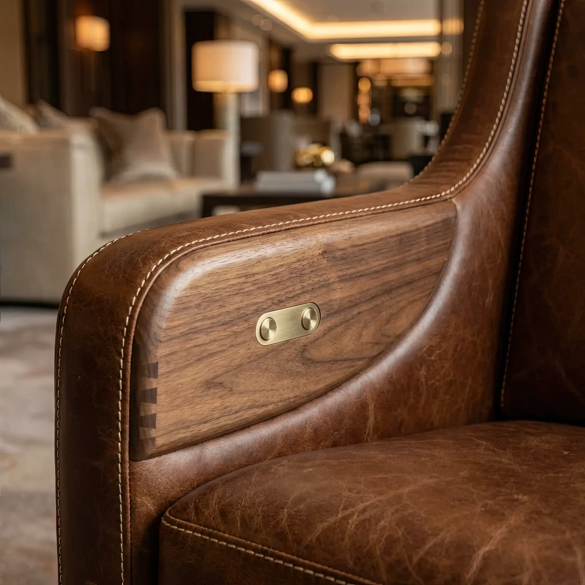 Interior detail: A system of lenses and projectors in a telepresence suite's ceiling for creating 3D images