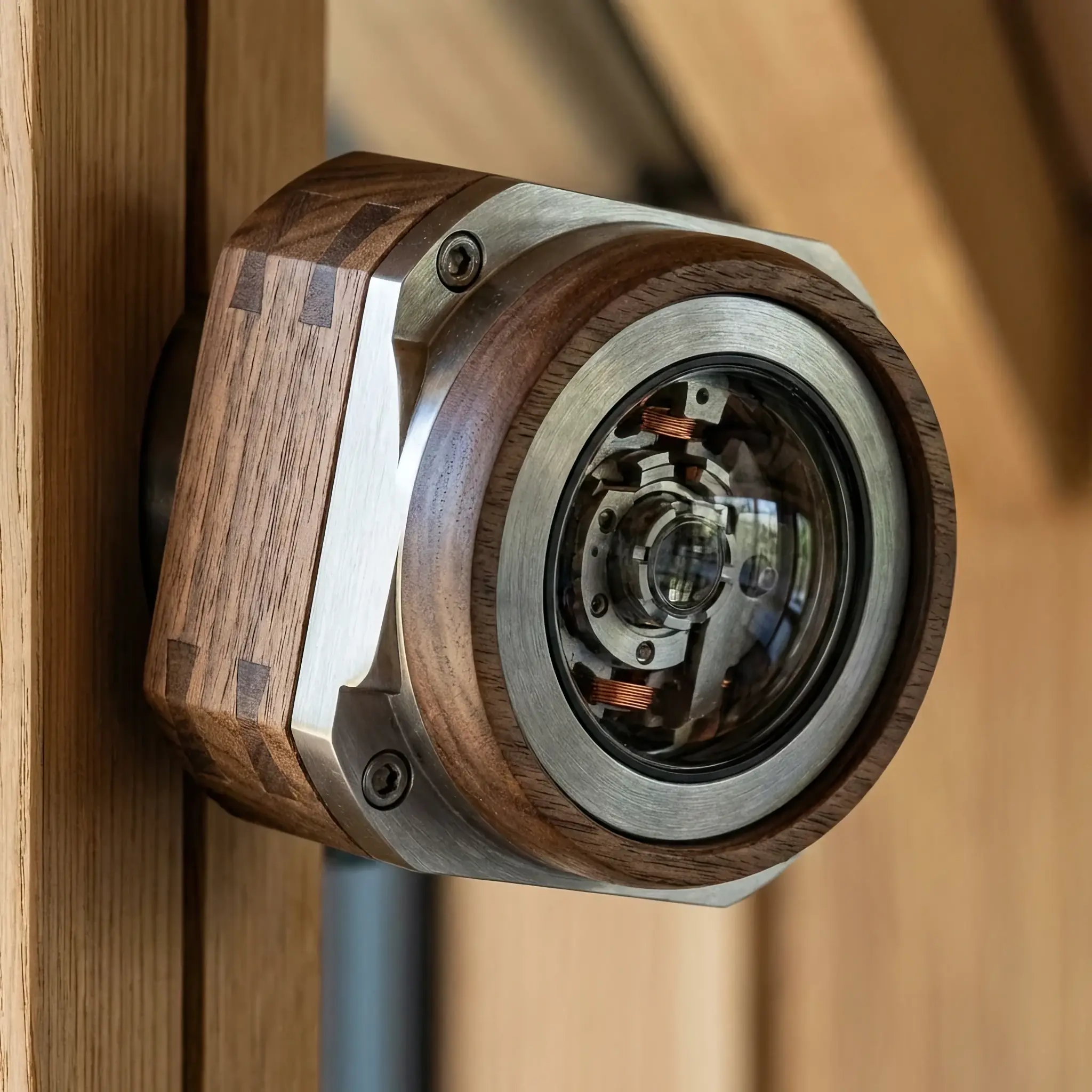 Interior detail: Sort-Eye 2026 hyperspectral scanner during material identification