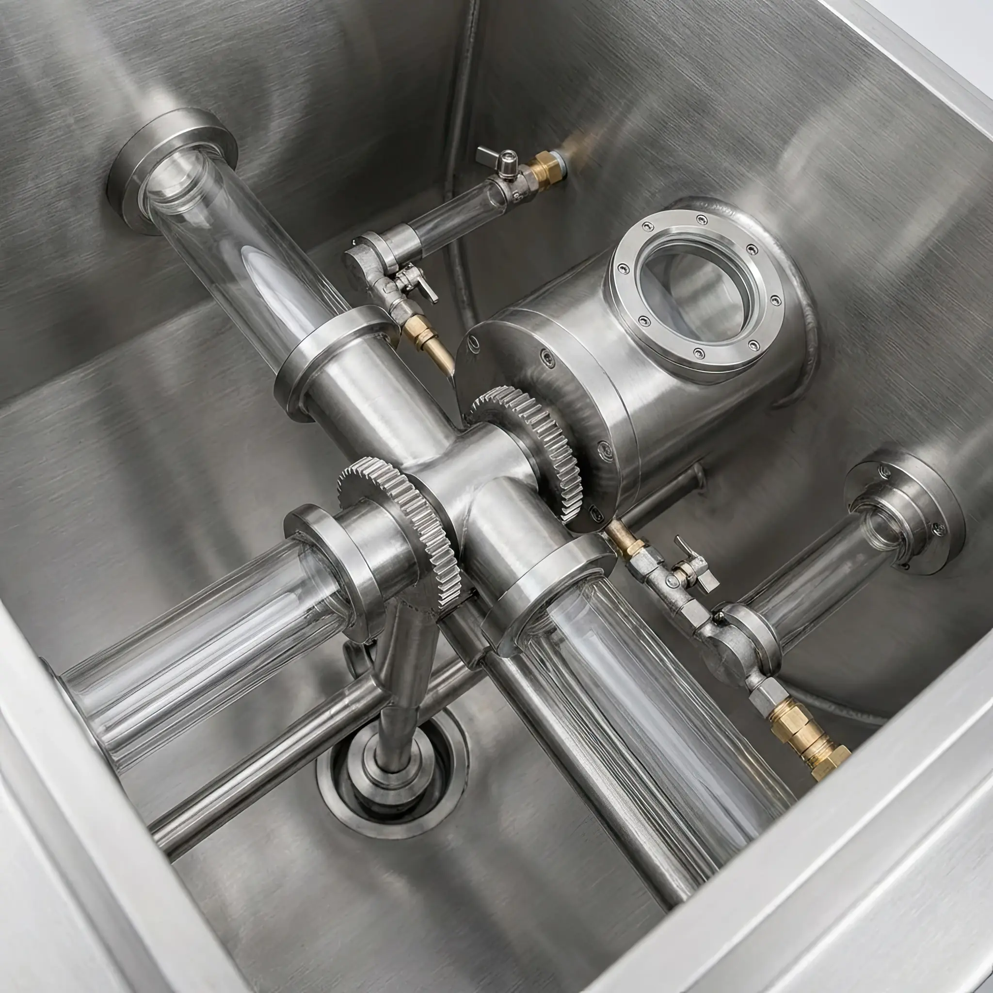 Interior detail: Multi-layered composition creation process by the Easel-Float 2026 system