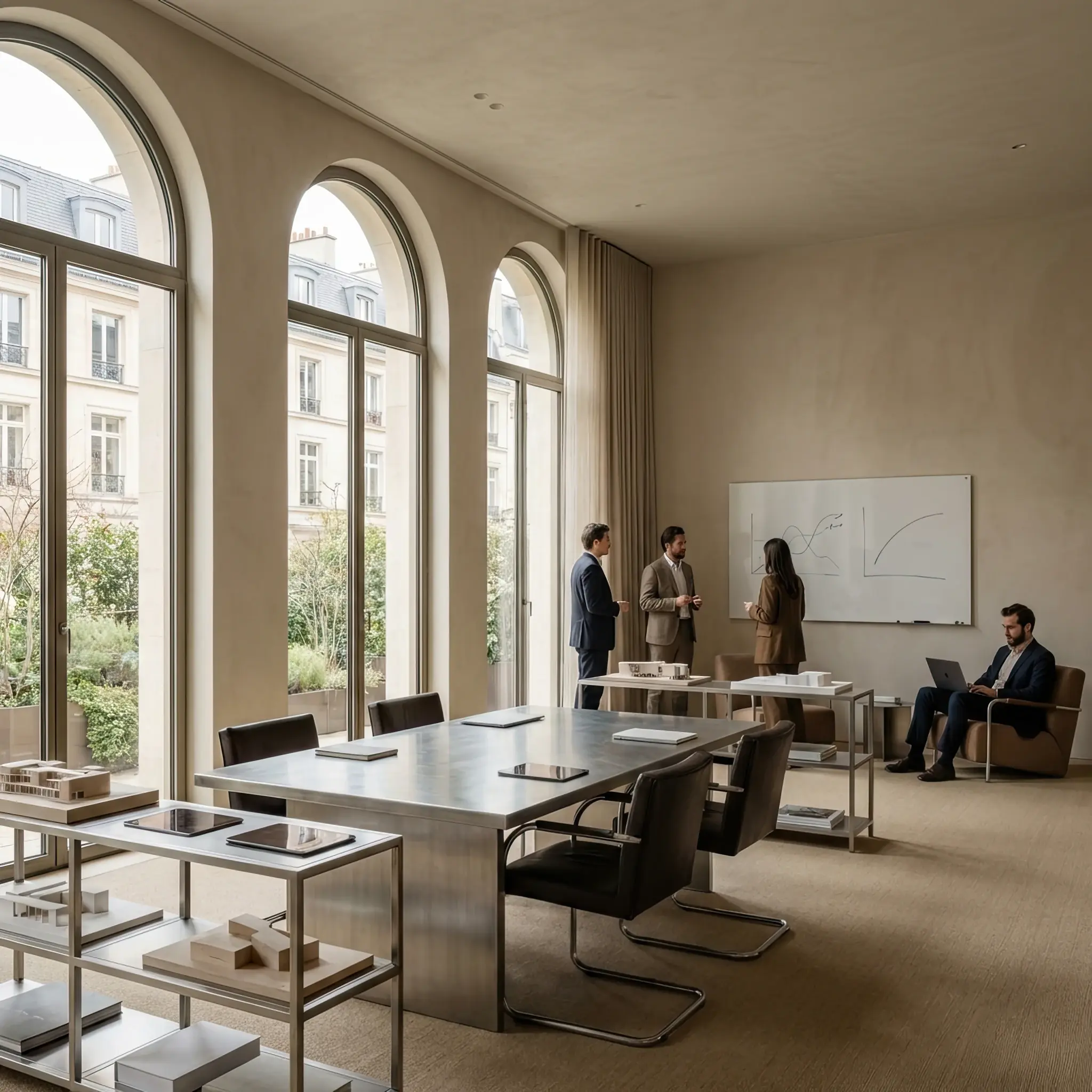 Архитектура и дизайн: Синхро-оптимизатор сервисного продукта рассчитывает оптимальные векторы перемещения и минимизирует энергопотребление автономных систем