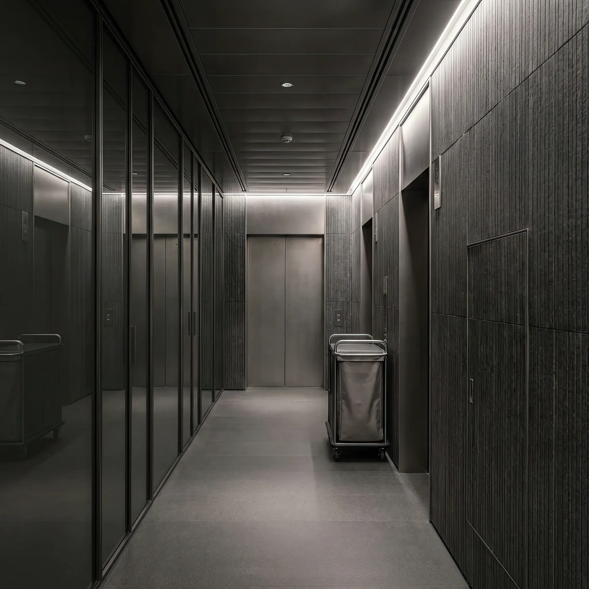 Архитектура и дизайн: Синхро-процессор сервиса напольных модулей интегрирует вычислительные мощности автономных блоков в единую высокопроизводительную сеть