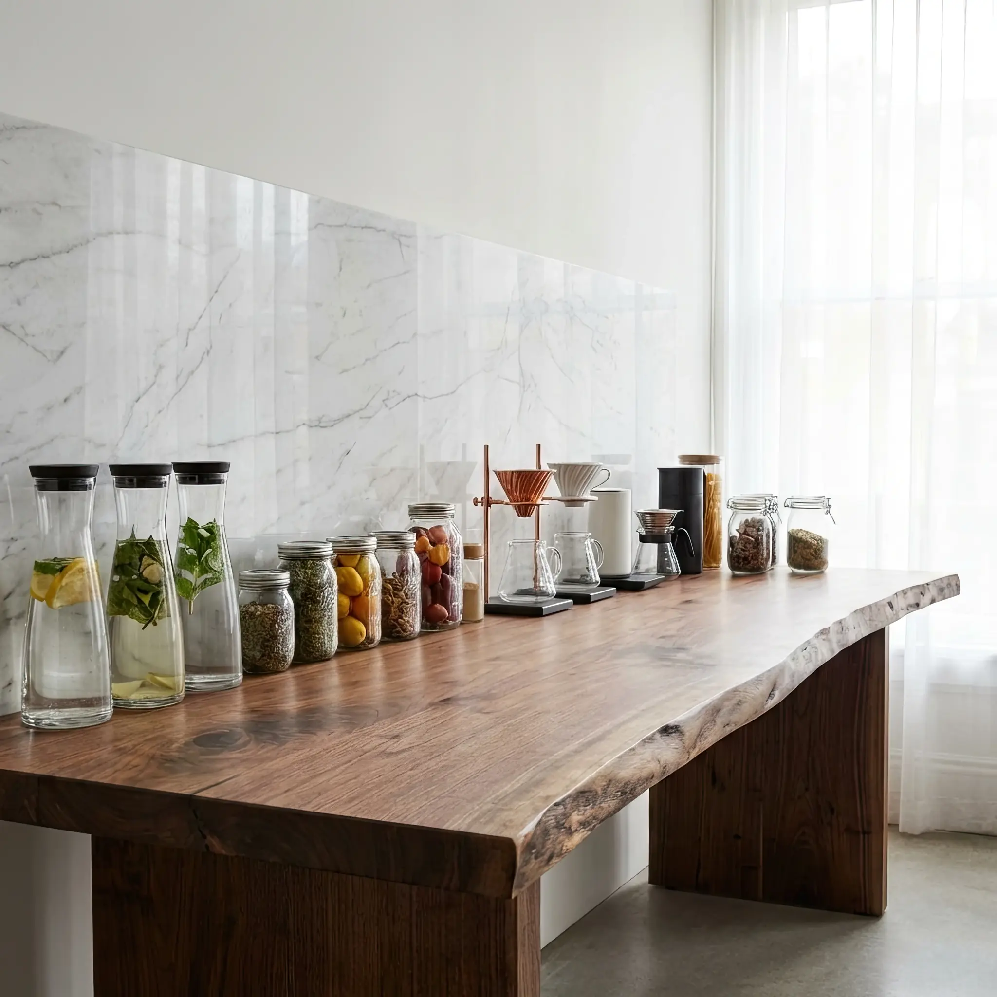 Архитектура и дизайн: Процесс с эффектом присутствияого заваривания: парящие сферы дистиллята и фитокомпонентов проходят цикл центрифужной экстракции в открытом воздушном пространстве