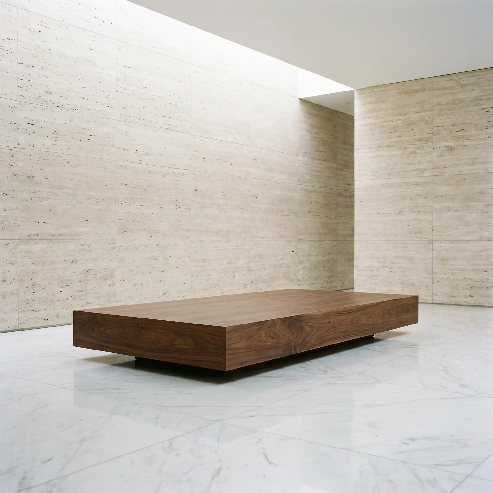 Архитектура и дизайн: Ювелирное украшение парит в центре вестибюль над светящимся подиумом, медленно вращаясь в потоках звуковых волн