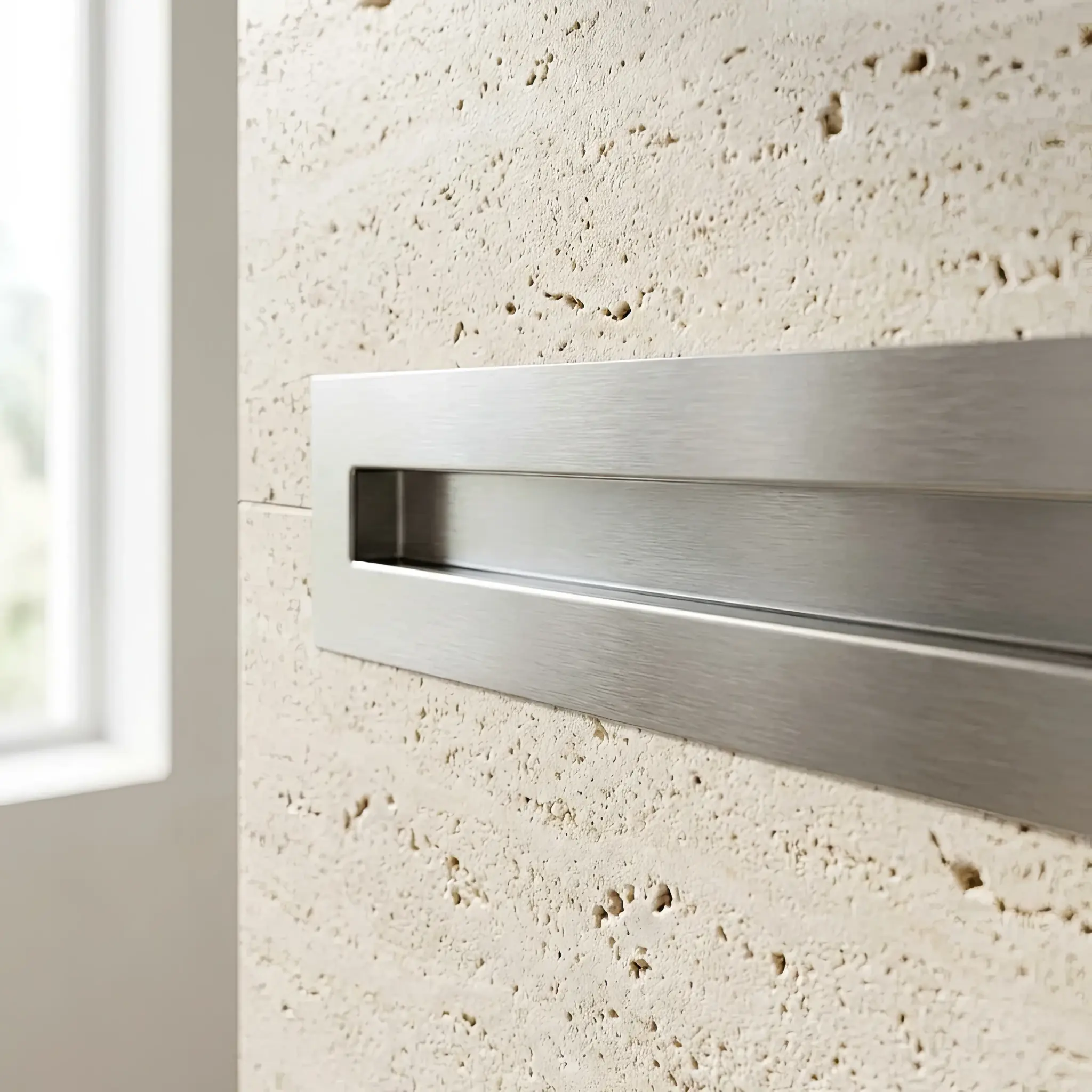 Interior detail: Magnetic track junction diagram inside a building for multi-directional cabin movement