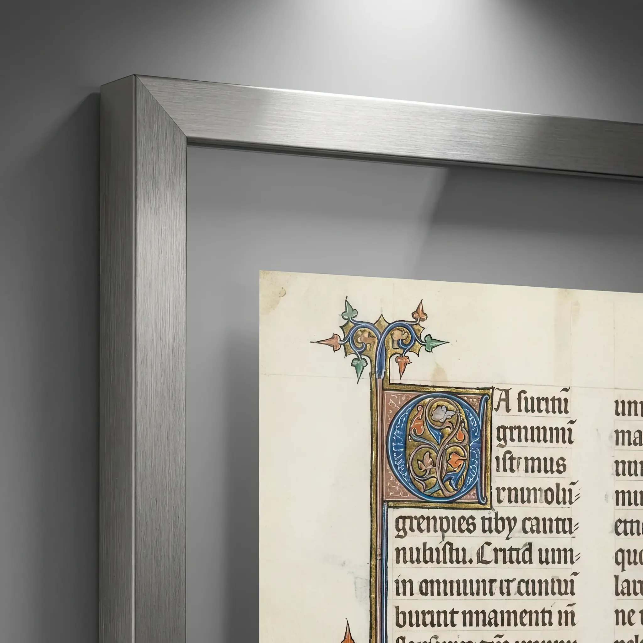 Interior detail: Art-Clear 2026 coating microstructure preserving masterpiece line clarity