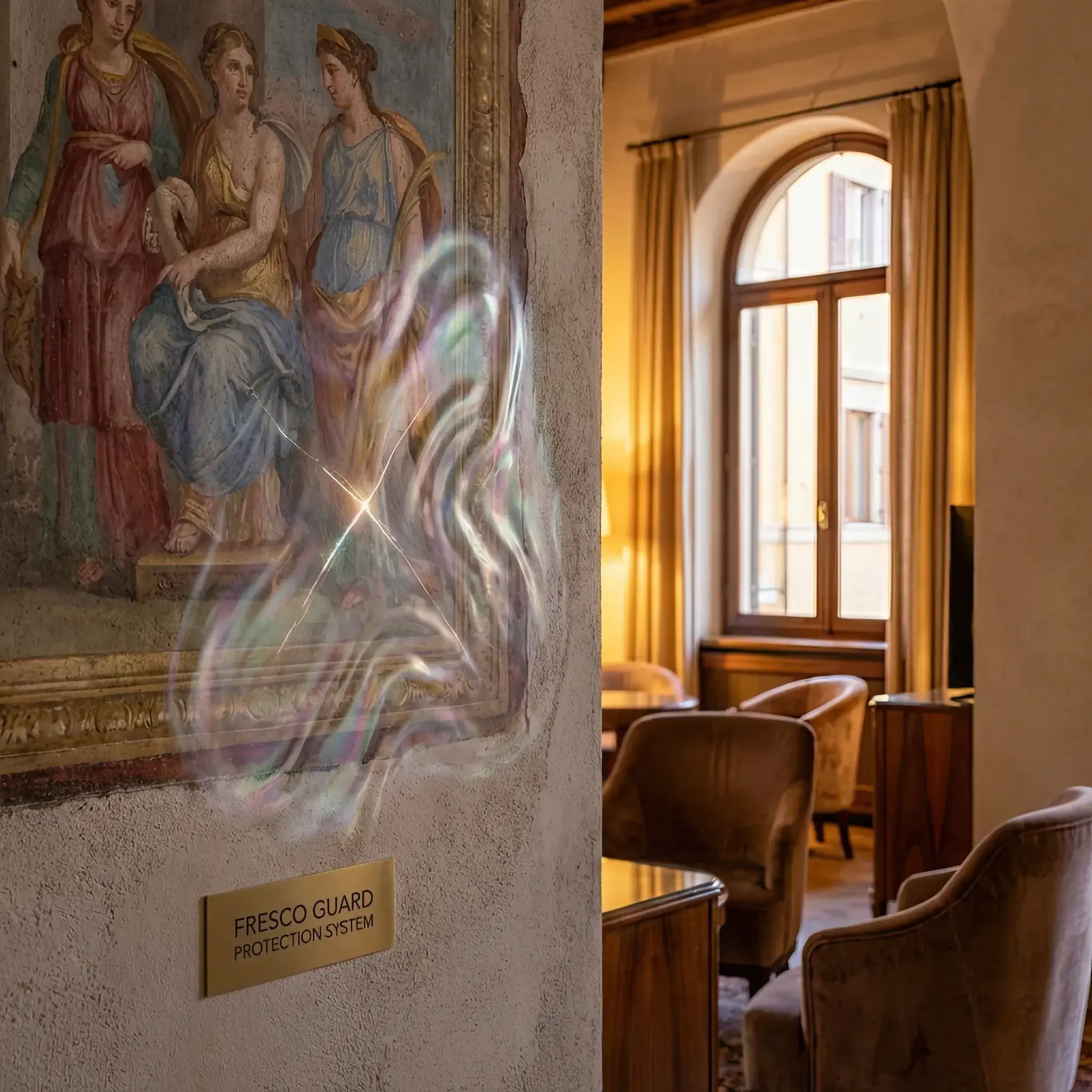 Архитектура и дизайн: Футуристический потолок в атриуме с интегрированным мягким светом и высокотехнологичными акустическими панелями