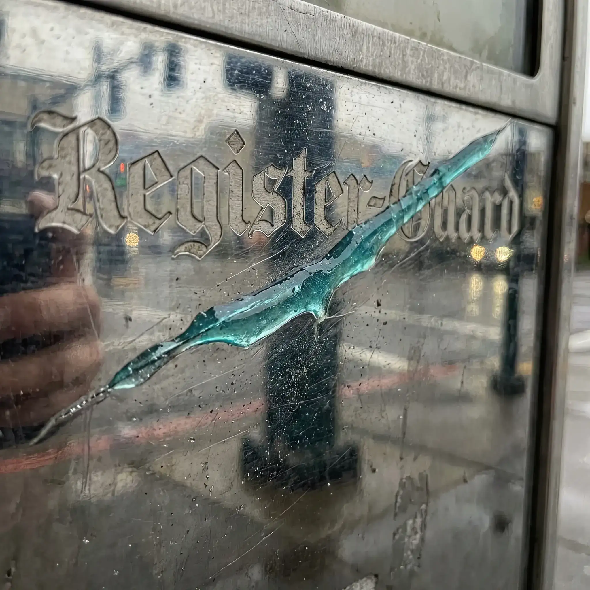 Interior detail: Registration desk 2026 with Reg-RE coating: gloss restoration process after contact