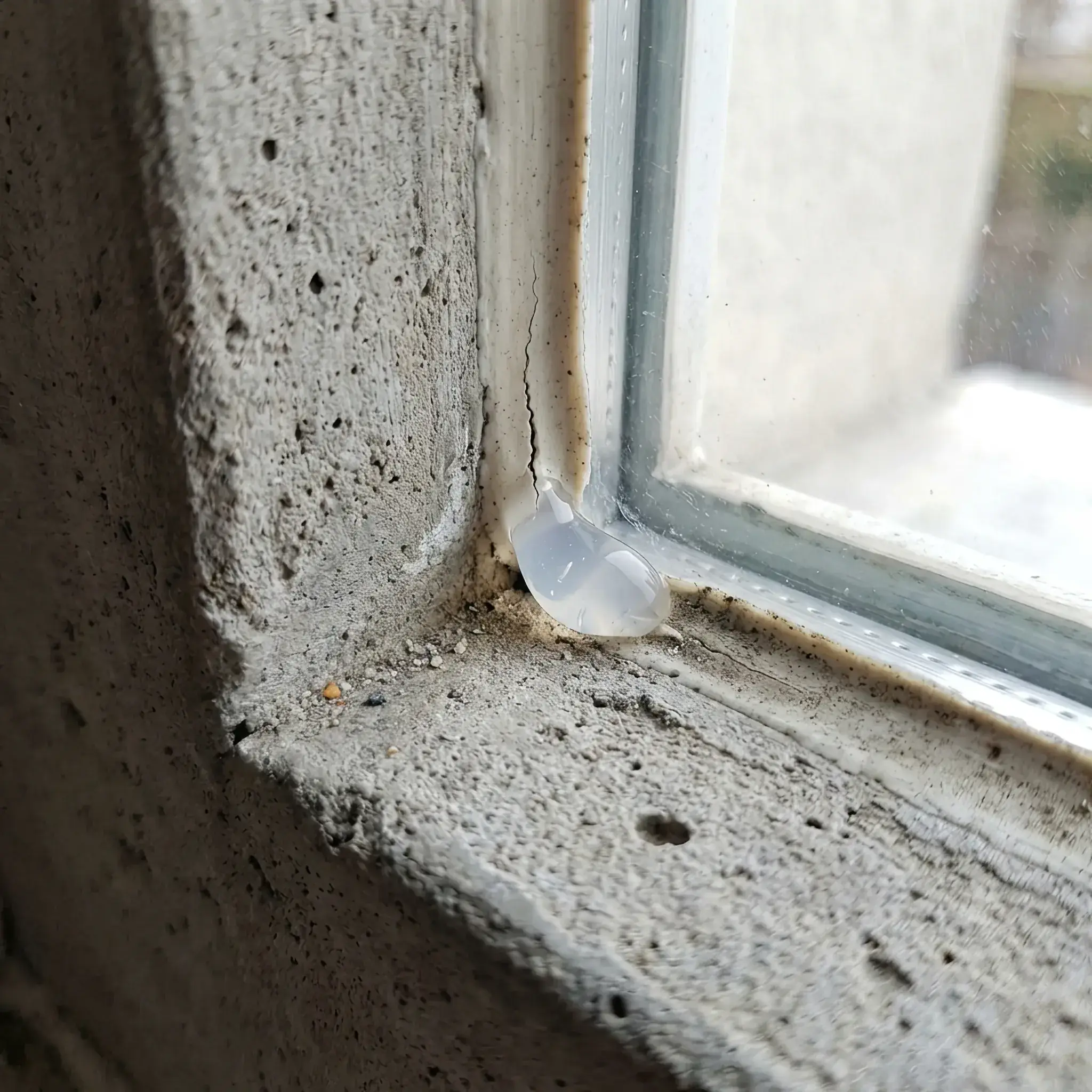 Interior detail: Micrograph of a 2026 joint in the process of automatic healing