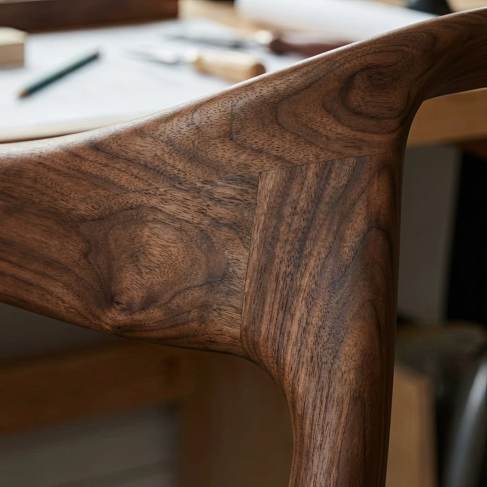 Interior detail: Morph-X 2026 neuro-chair frame with independent pneumatic cells and neuro-sensors