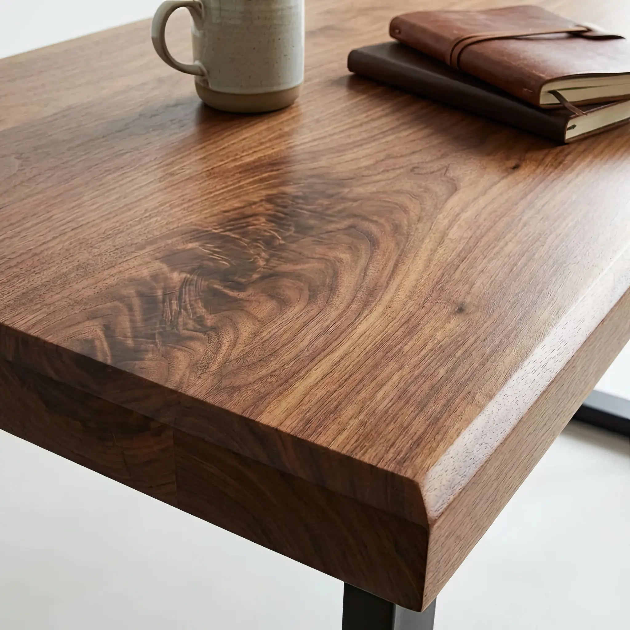 Interior detail: Comparative cross-section of natural and bio-leather under microscope: identical collagen structure