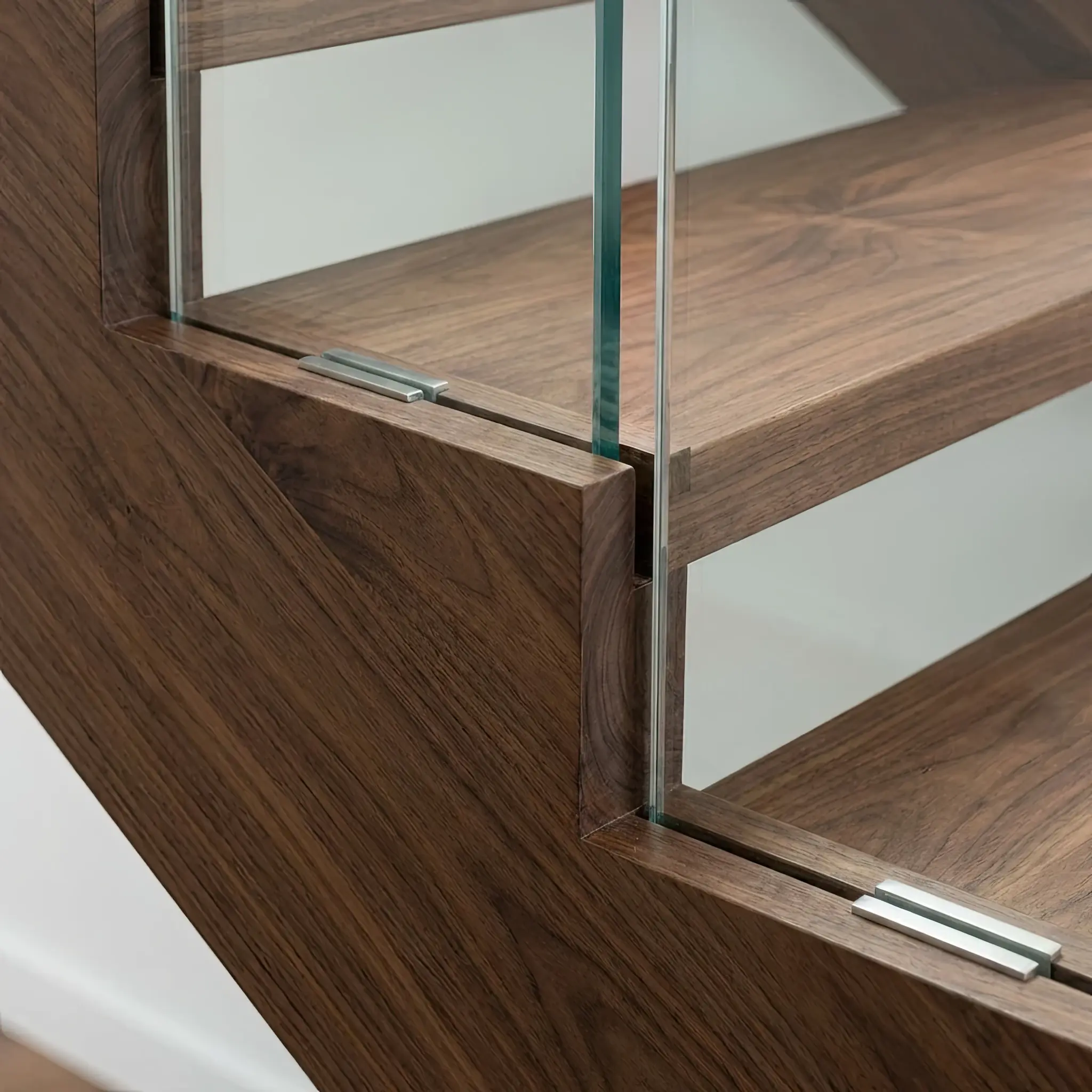 Interior detail: Scheme of touch module integration under a natural veneer layer