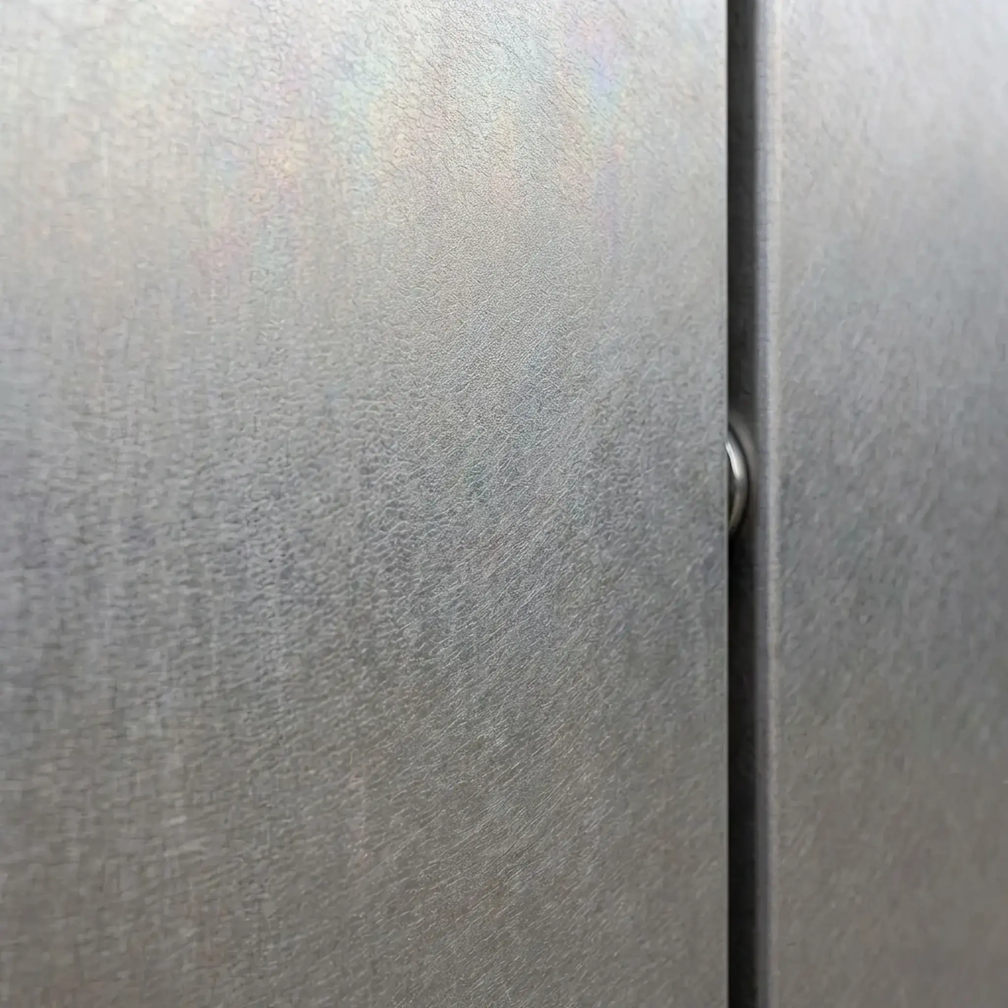 Interior detail: Microstructure of titanium panels breaking down pollutant molecules