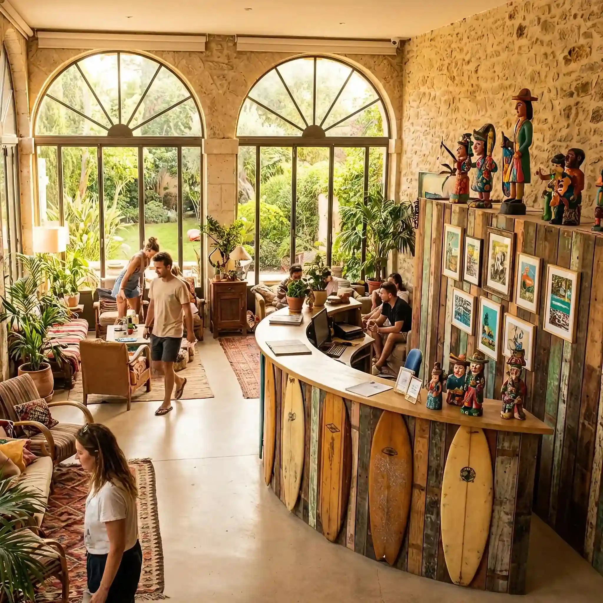 Архитектура и дизайн: Монолитный бетонный приемная в Тбилиси с контрастной неоновой подсветкой и панорамным стеклом