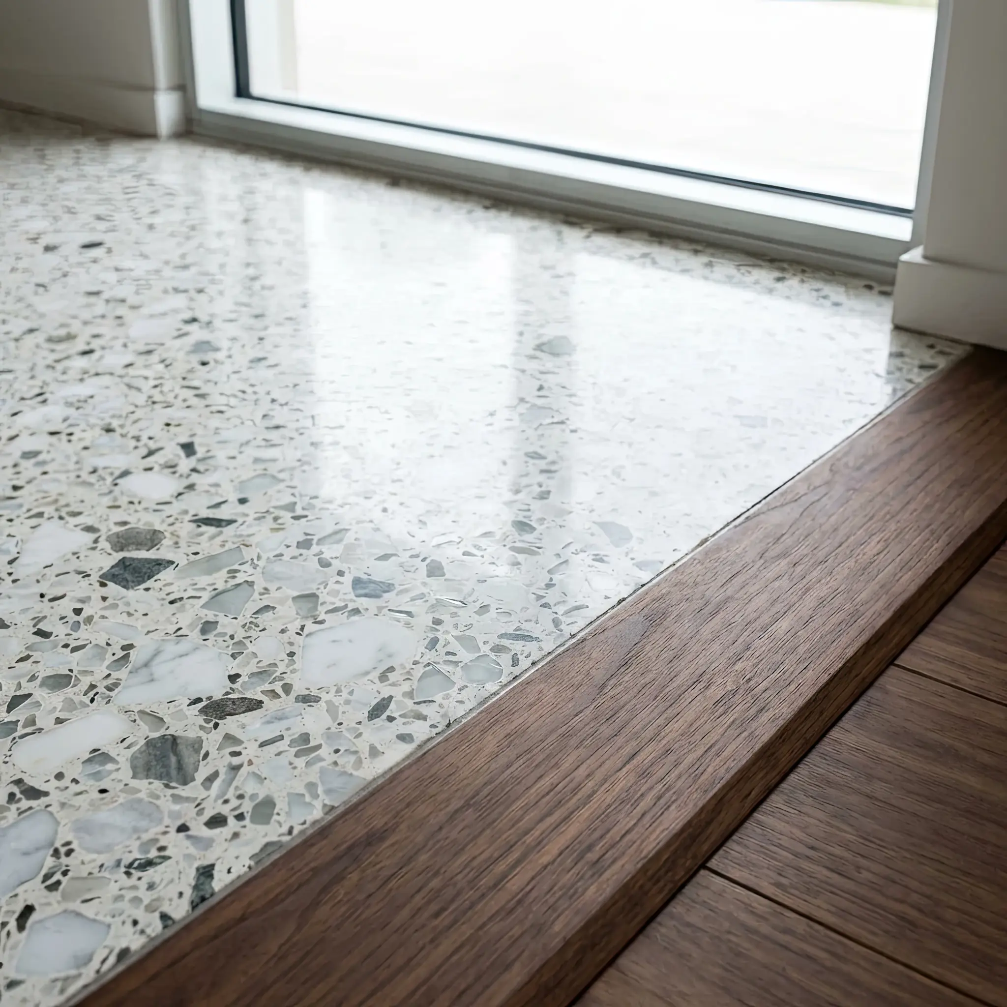 Interior detail: Composition Evolution: From Stone to Crystals