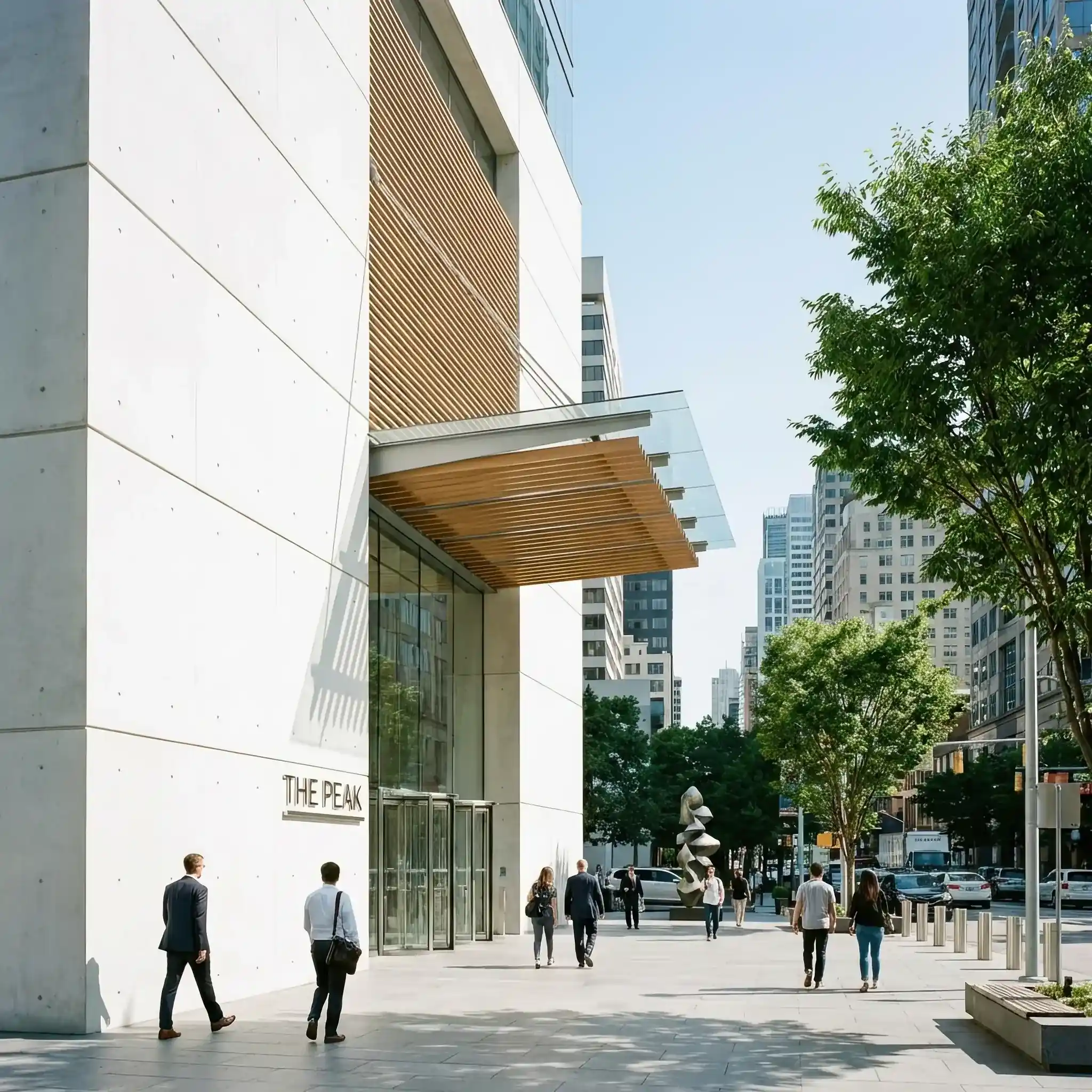 Архитектура и дизайн: Фасад вестибюль, который не просто отражает свет, а активно генерирует ток из разницы температур между улицей и помещением