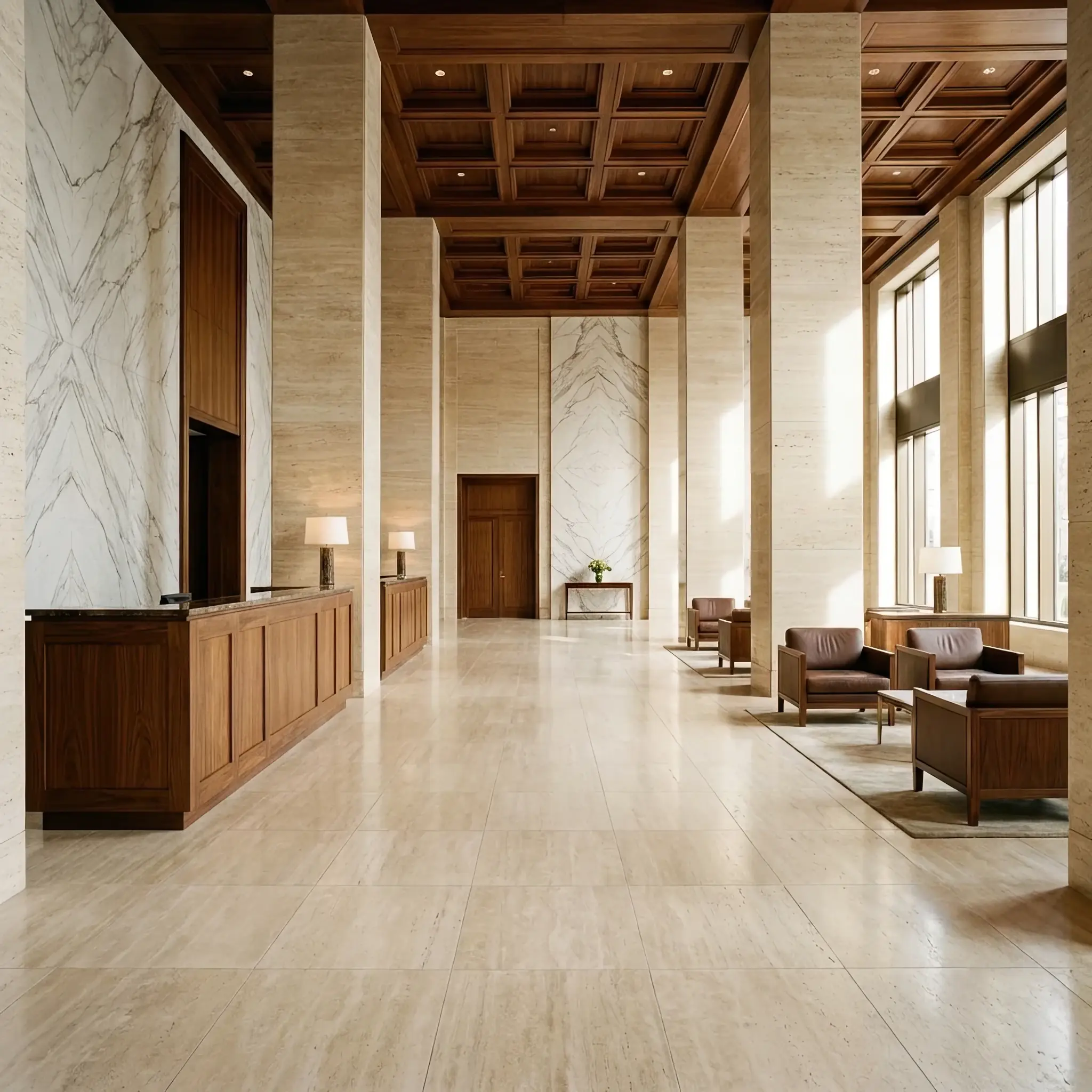 Архитектура и дизайн: Черная мраморная столешница, на которой остаются яркие синие следы от рук посетителей