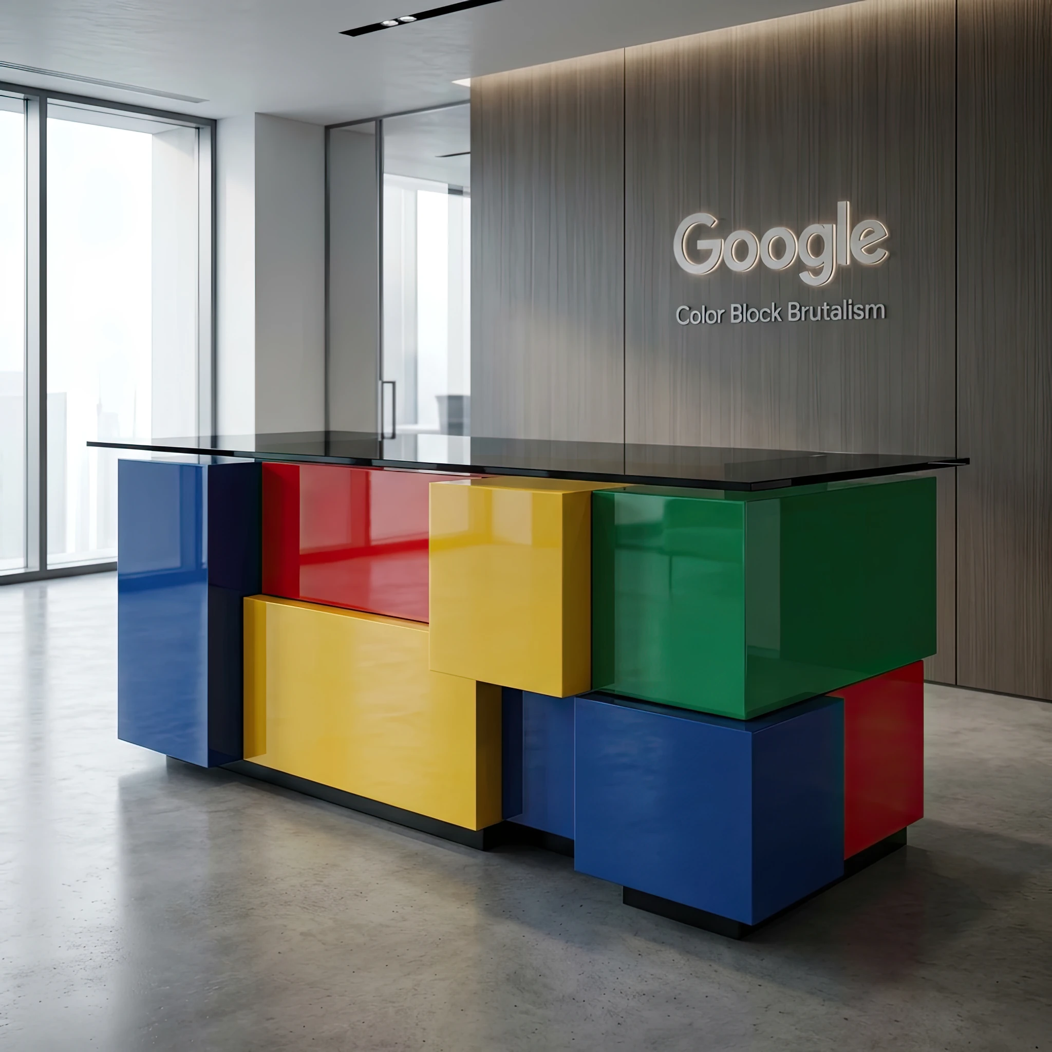 Color Block Brutalism