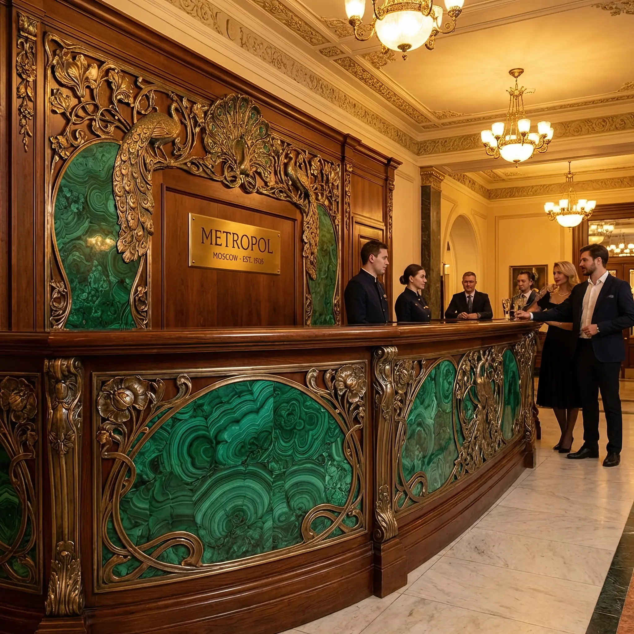 Bronze and Malachite